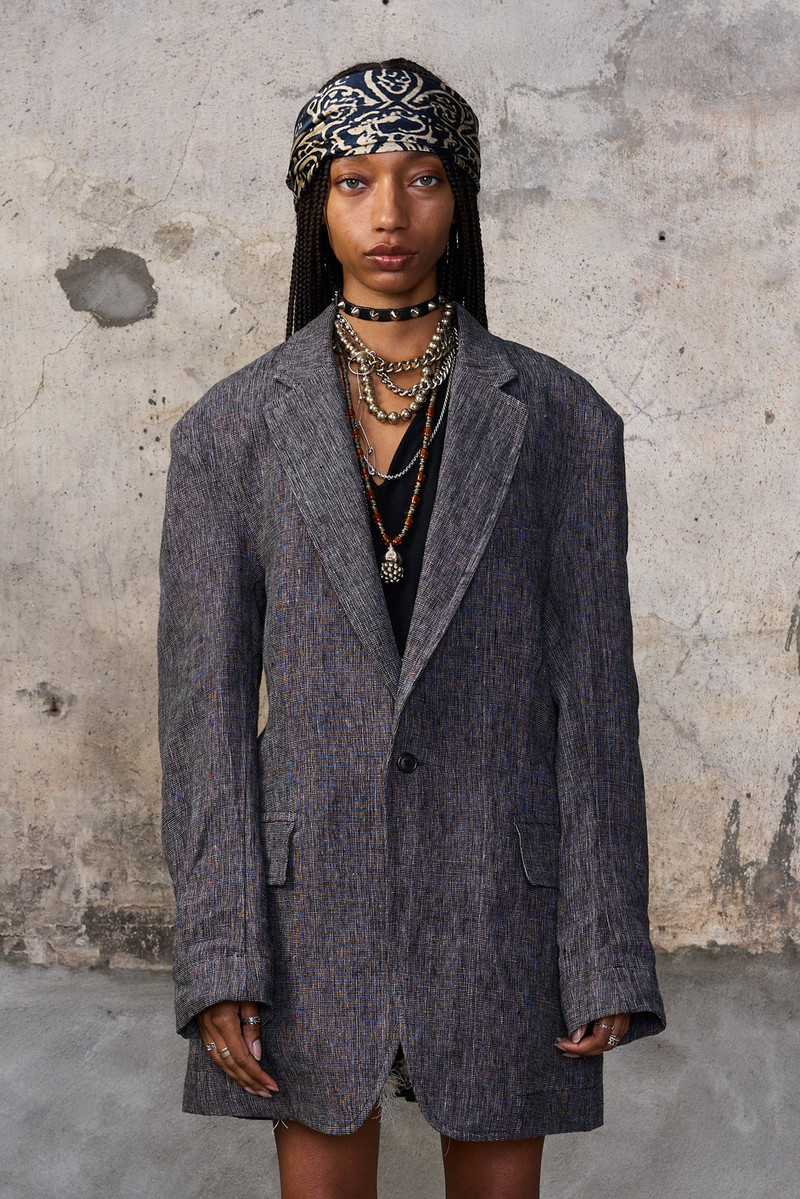 OVERSIZED RAGGED BLAZER 3