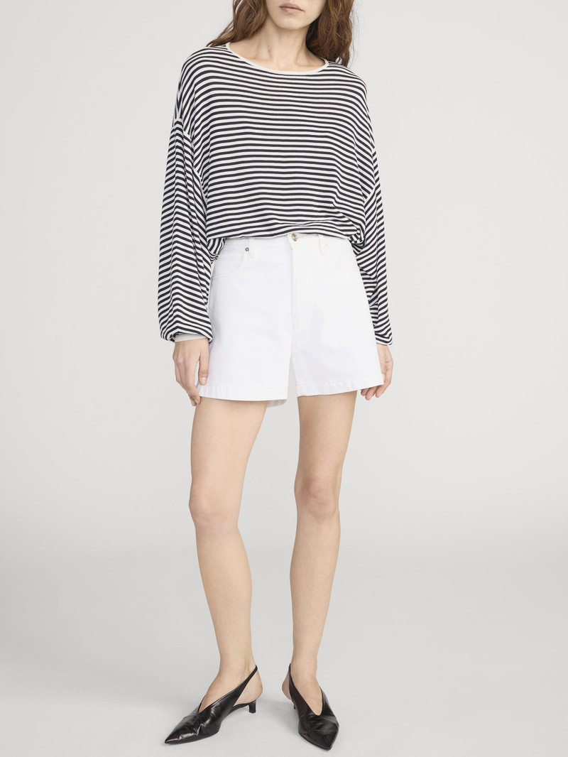 FRAME The Striped Slouchy Sweater outlook