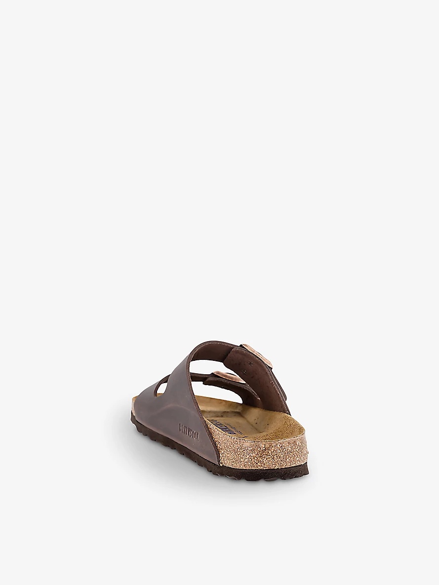 Arizona two-strap leather sandals - 4