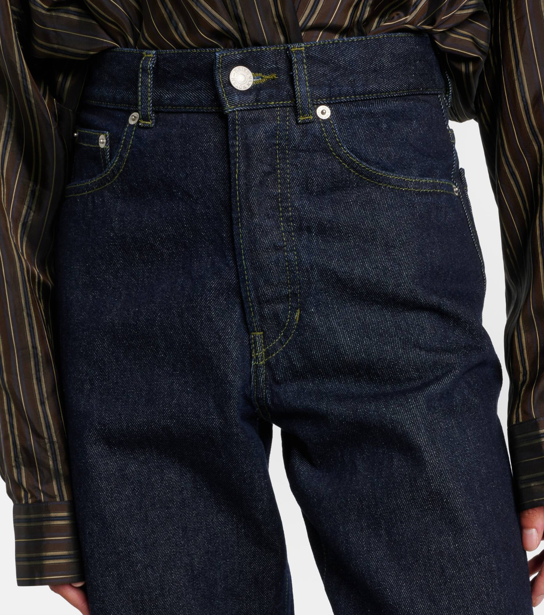 High-rise wide-leg jeans - 4
