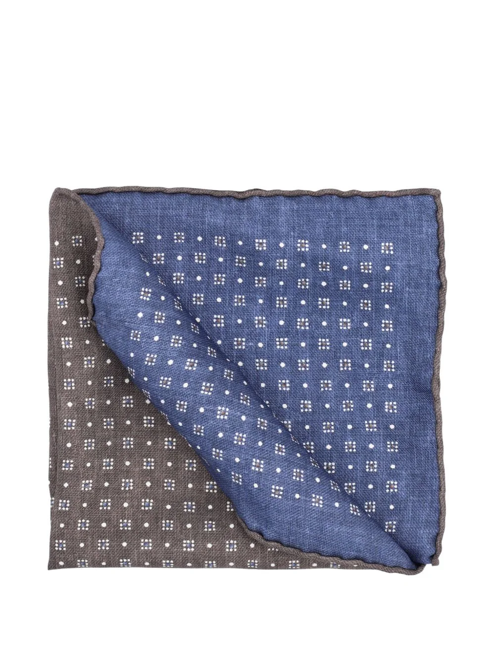 Brunello Cucinelli Men Printed Silk Pochette - 1