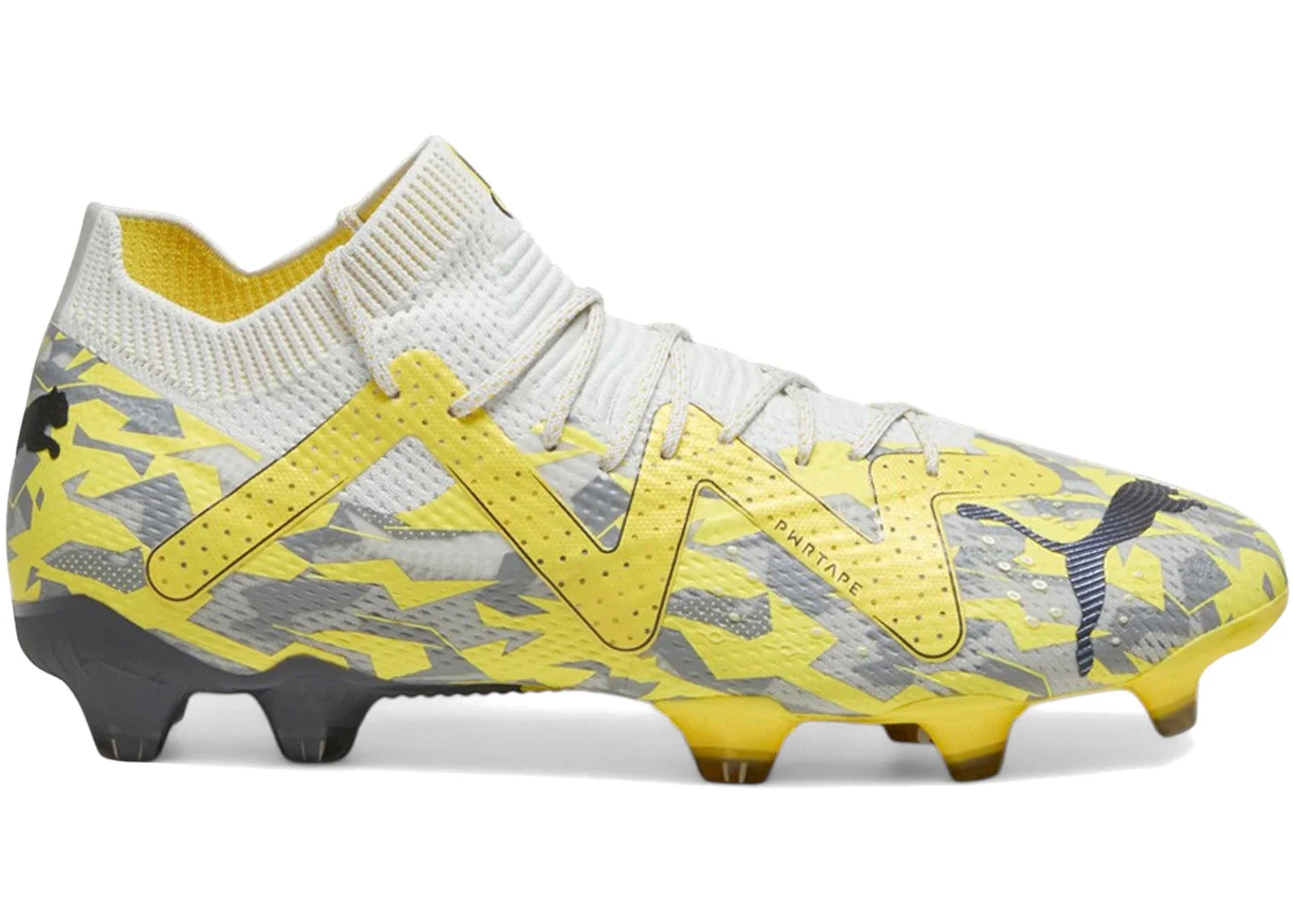 PUMA 선물 궁극적 인 FG AG '회색 황색 블레이즈' 107355-04 - 1