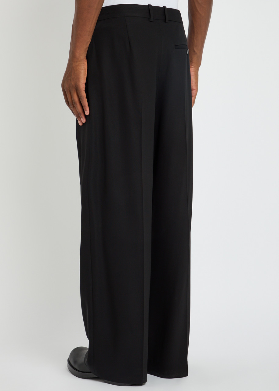 Loewe Logo-embroidered Woven Trousers - 3