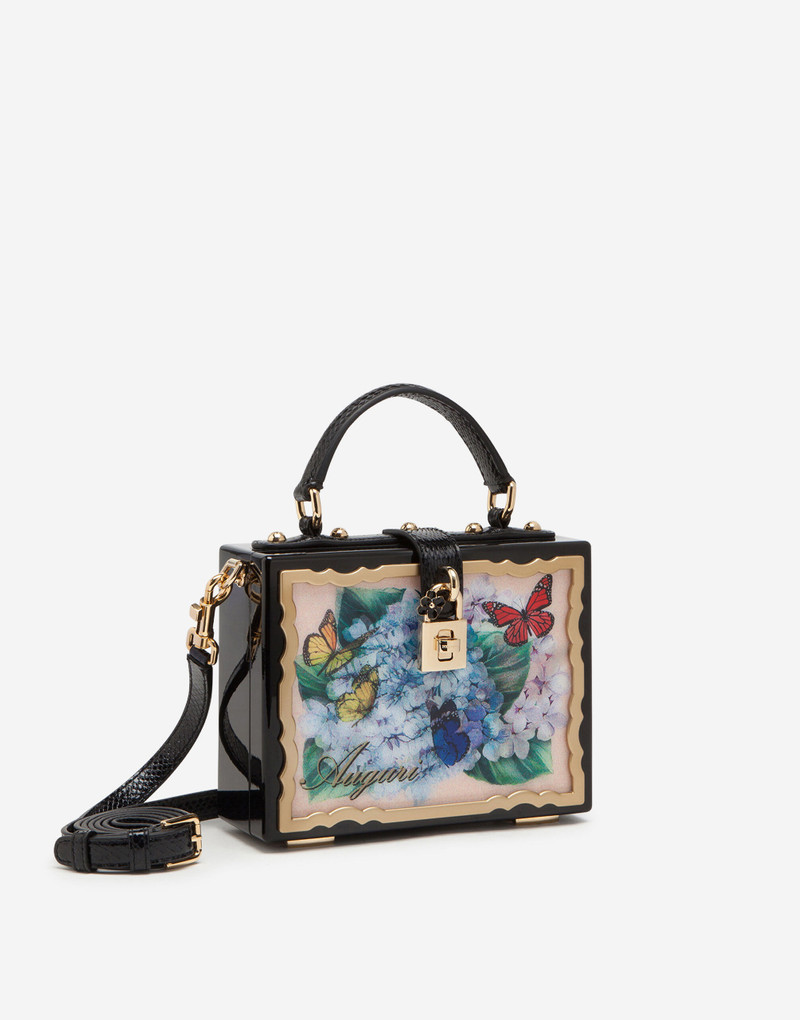 Dolce & Gabbana Postcard Dolce Box bag in lacquered wood outlook