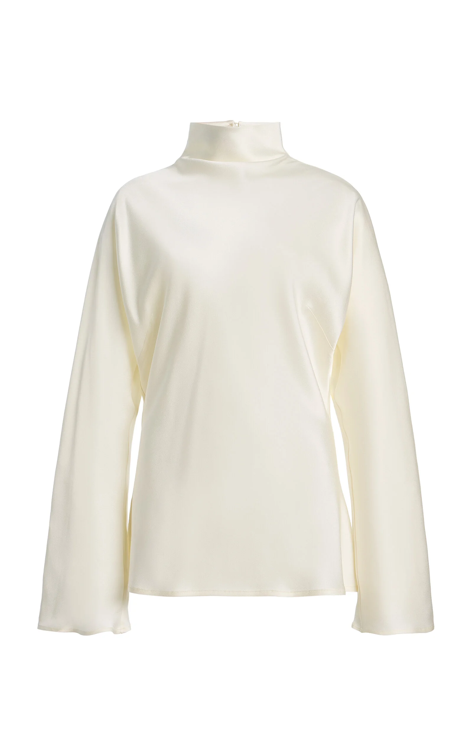 Minimal-Waisted Satin Top - 1