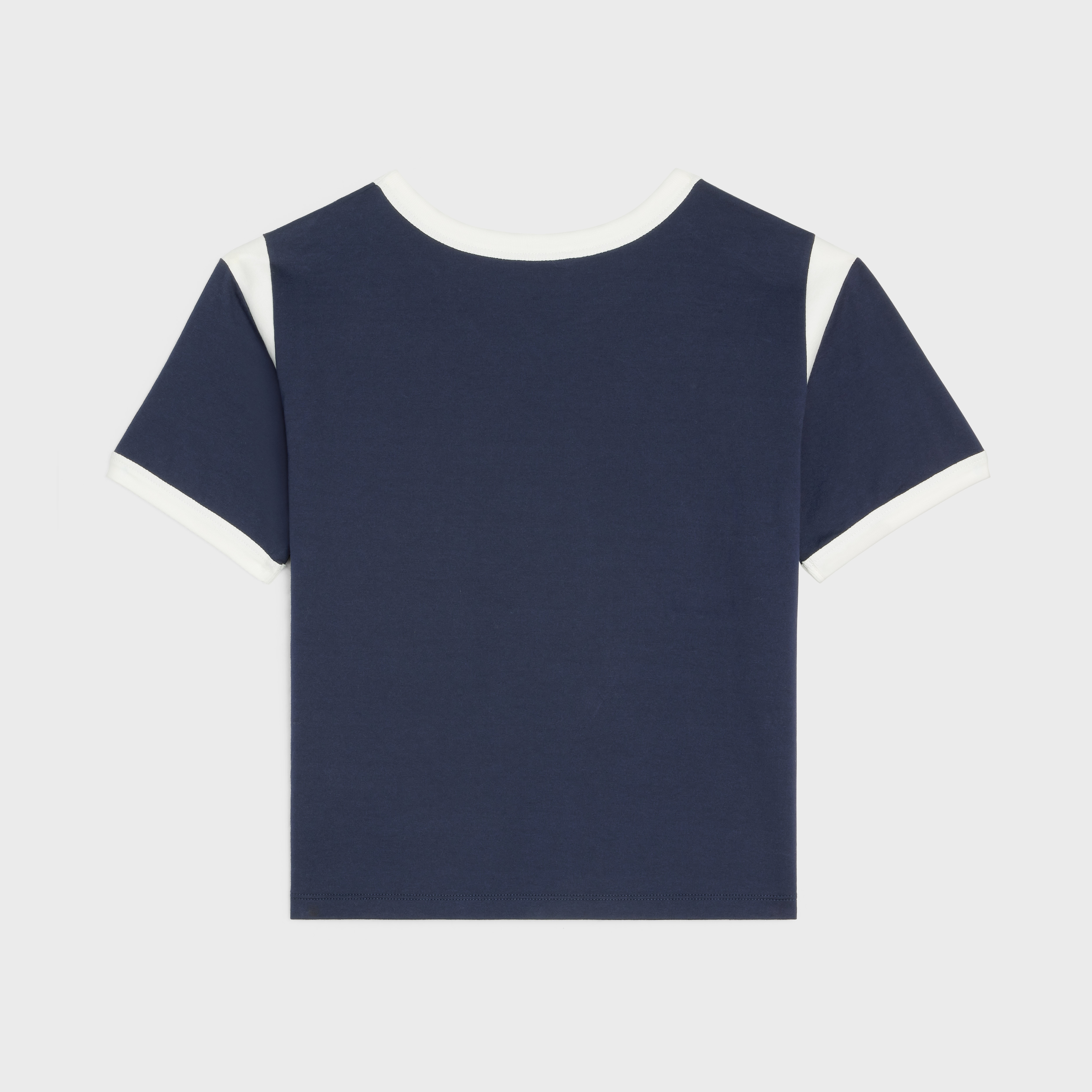 CELINE CELINE TRIOMPHE T-SHIRT IN COTTON JERSEY | REVERSIBLE