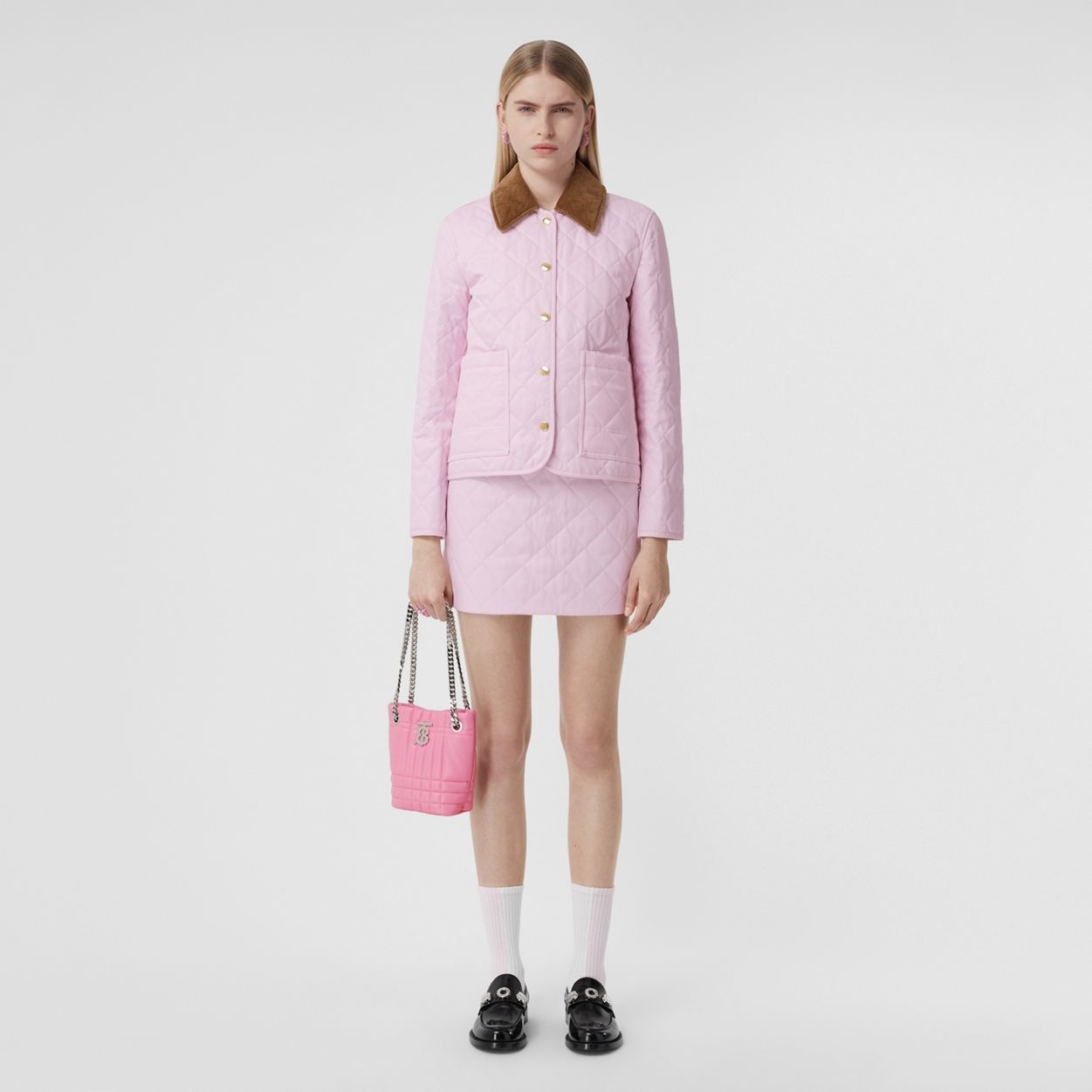 Quilted Leather Mini Lola Bucket Bag - 6