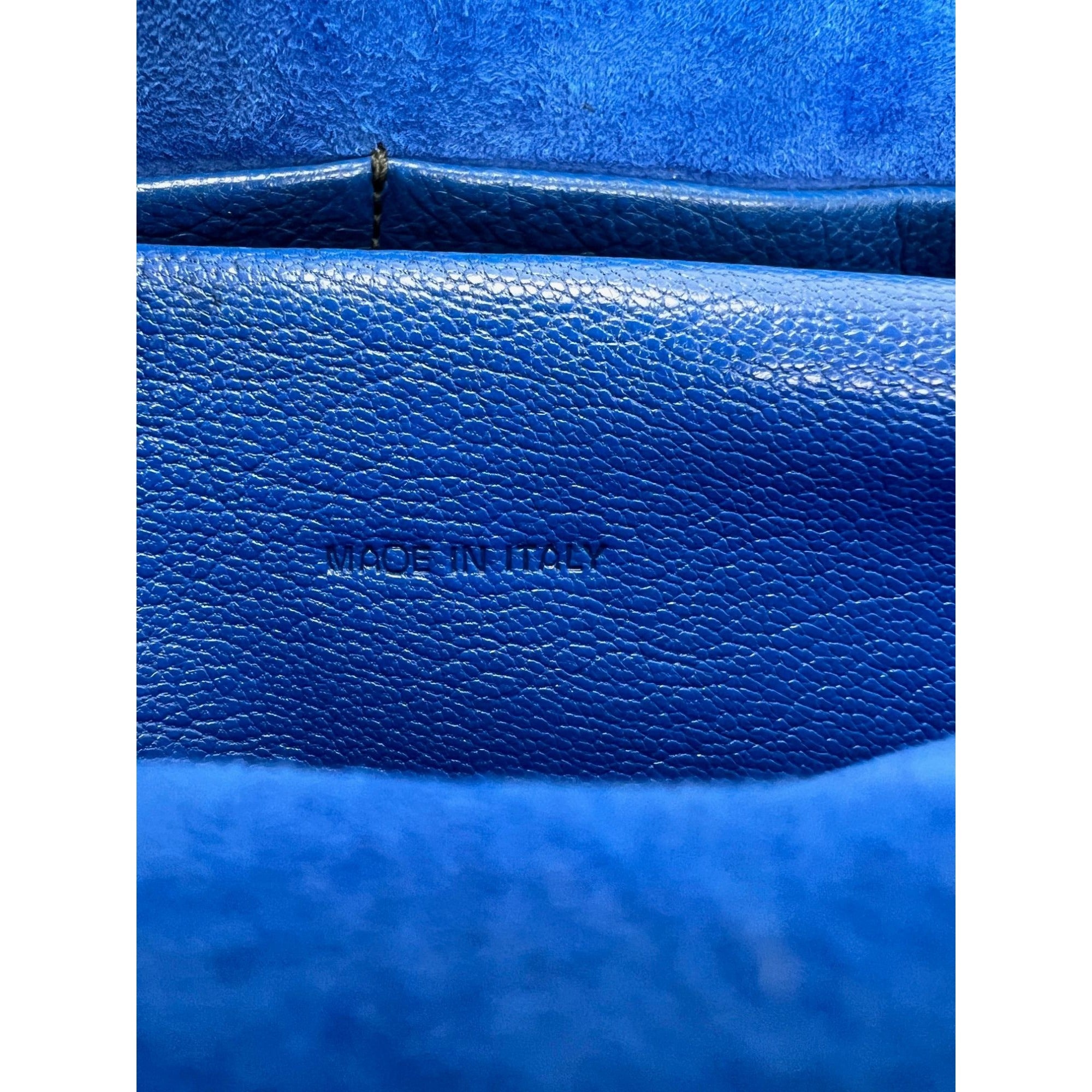 Christian Dior CD J'ADIOR Blue Flap Leather Shoulder Bag - 10