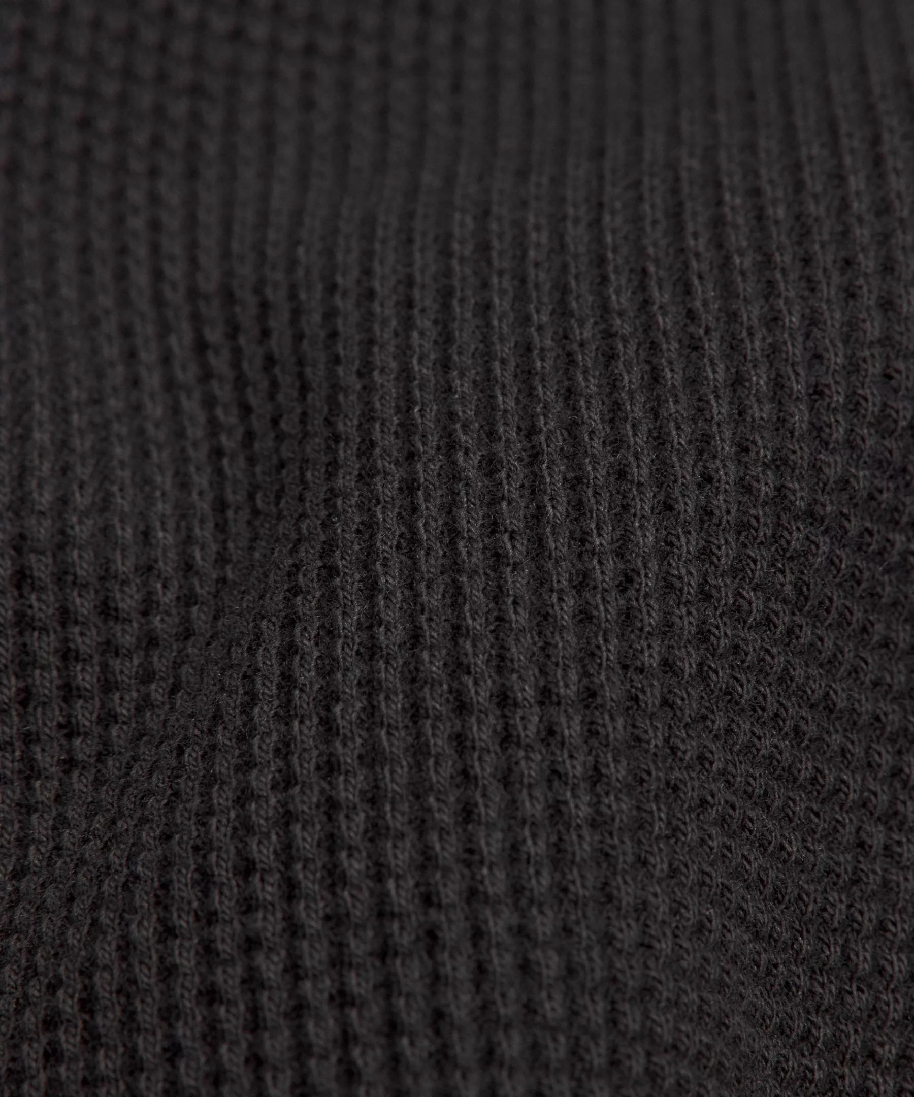 Cotton-Blend Waffle Knit Hoodie - 6
