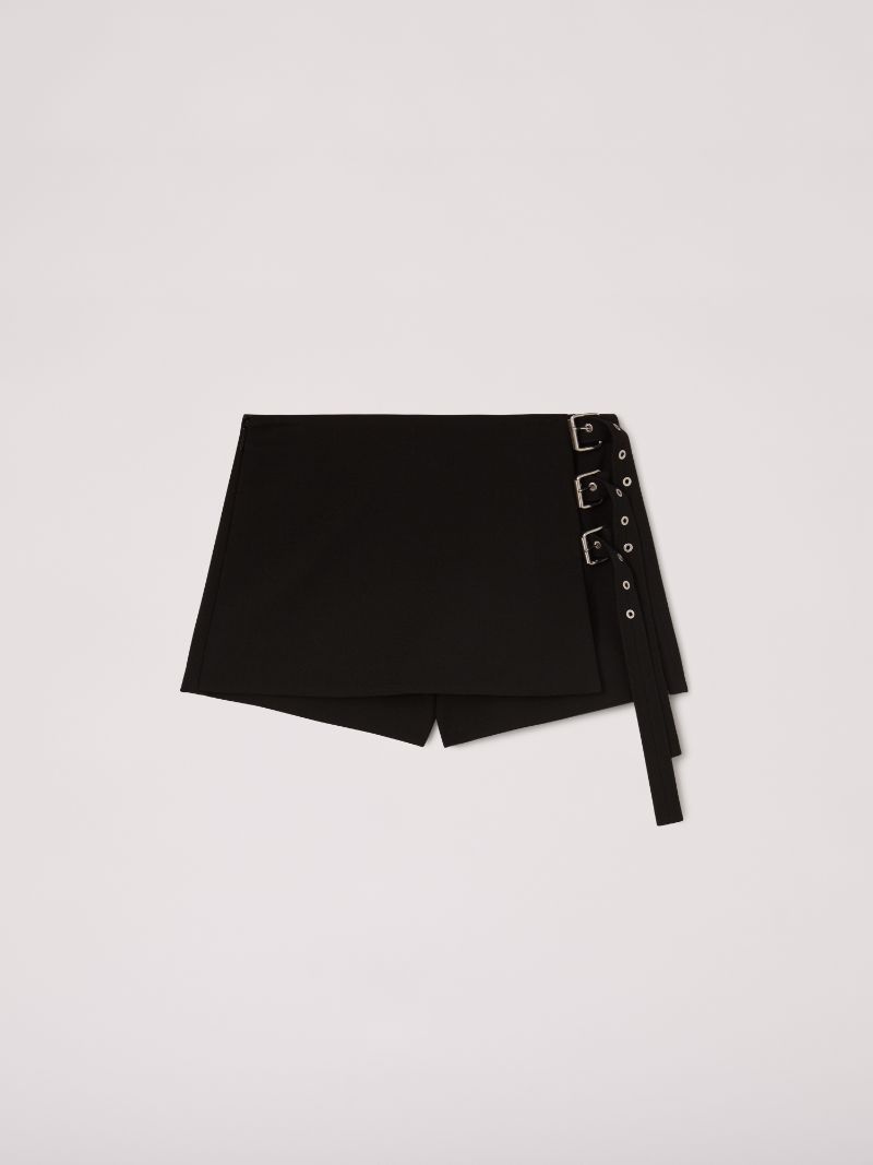 BUCKLED MINI SKORT - 1