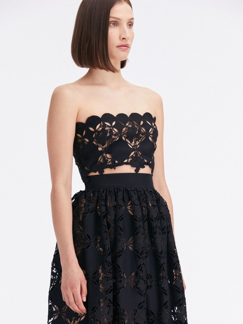 GARDENIA GUIPURE EYELET BANDEAU 5