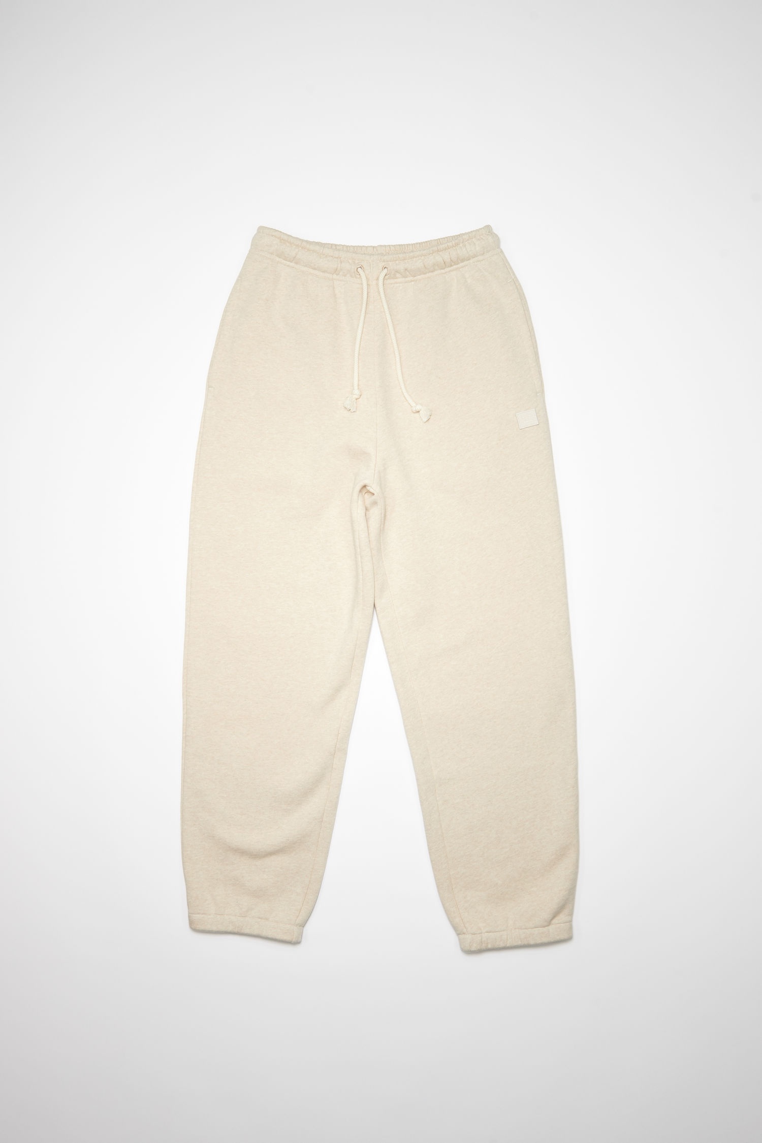 Cotton sweatpants - Oatmeal melange - 4