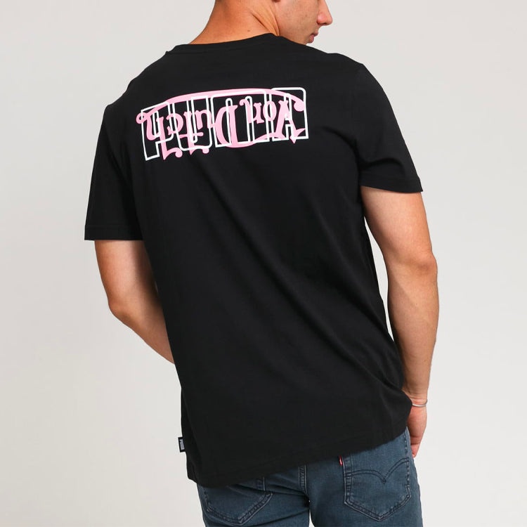 PUMA x Von Dutch Tee 'Black White Pink' 598322-01 - 4