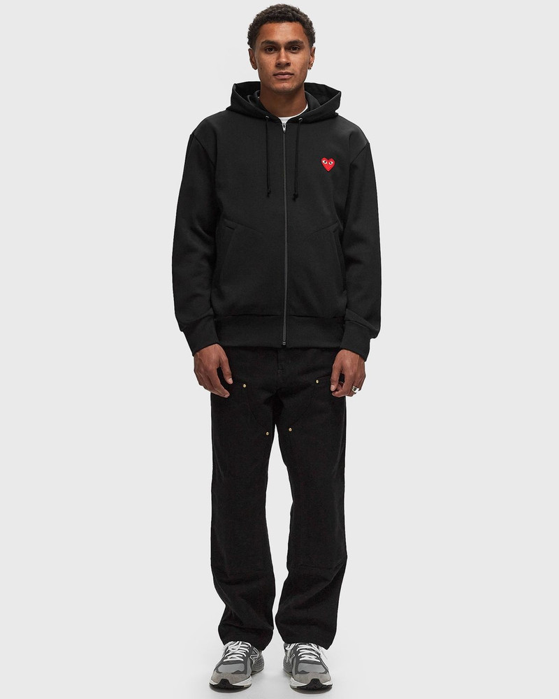 Comme des Garçons PLAY SWEATSHIRT RED EMBLEM KNIT outlook