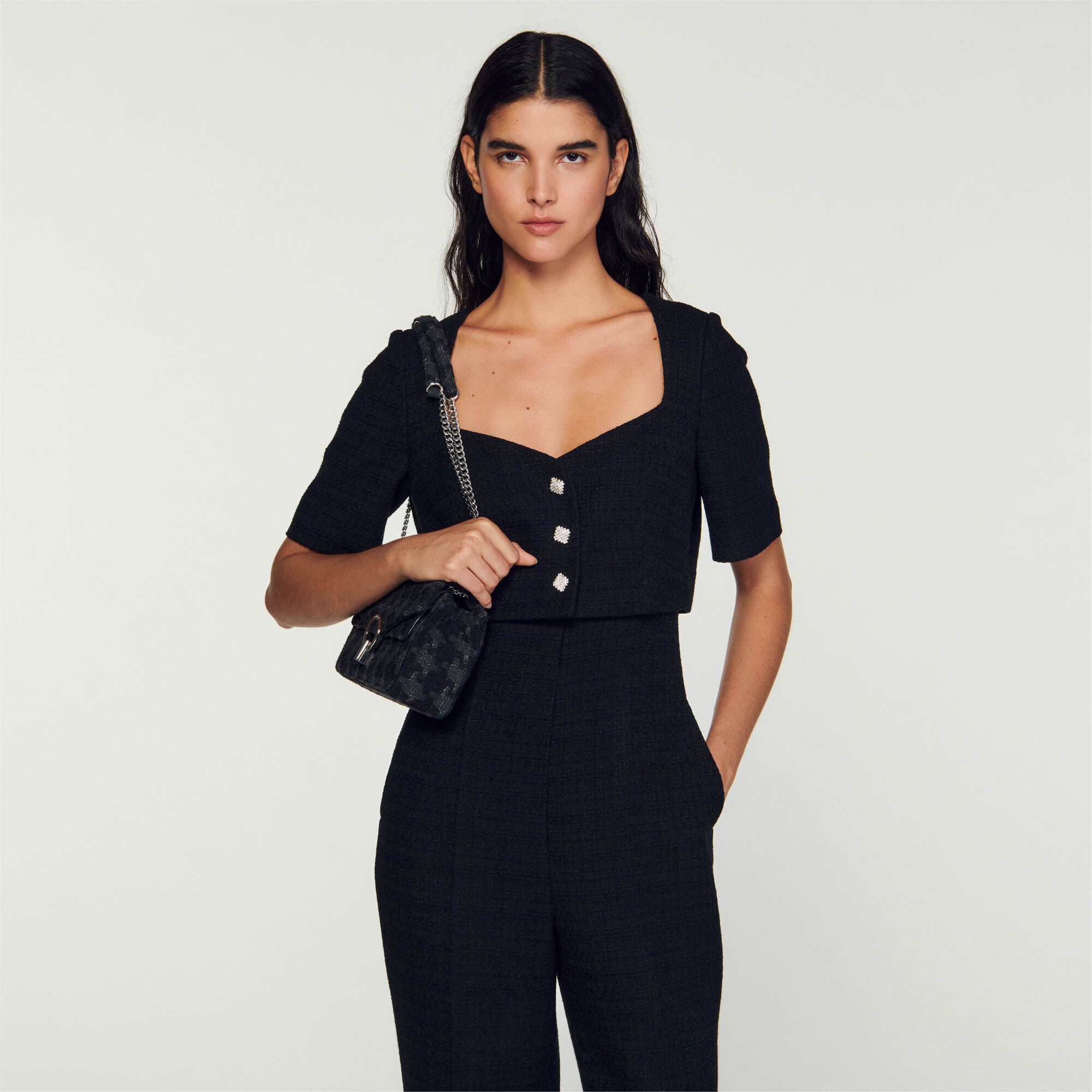 TWEED JUMPSUIT - 5
