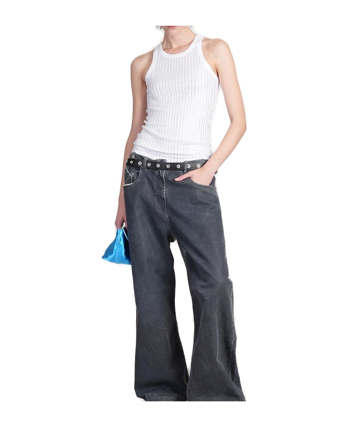 Jersey Ribbed Tank Top - 4