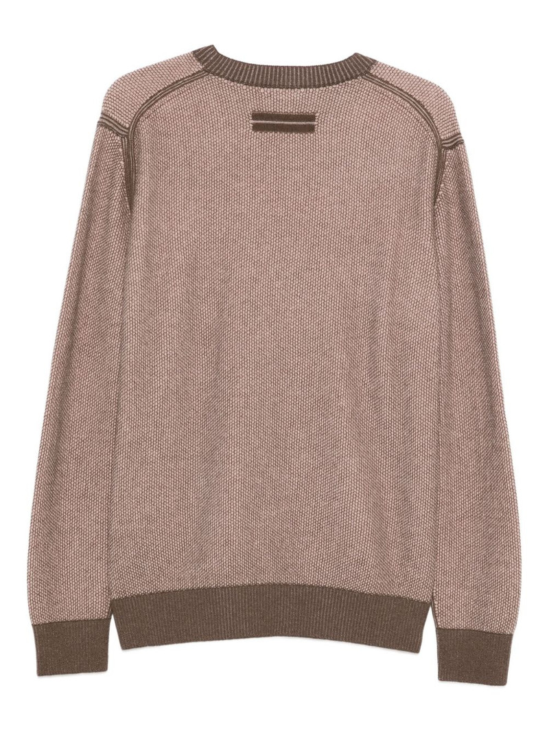 ZEGNA cashmere crew-neck sweater outlook