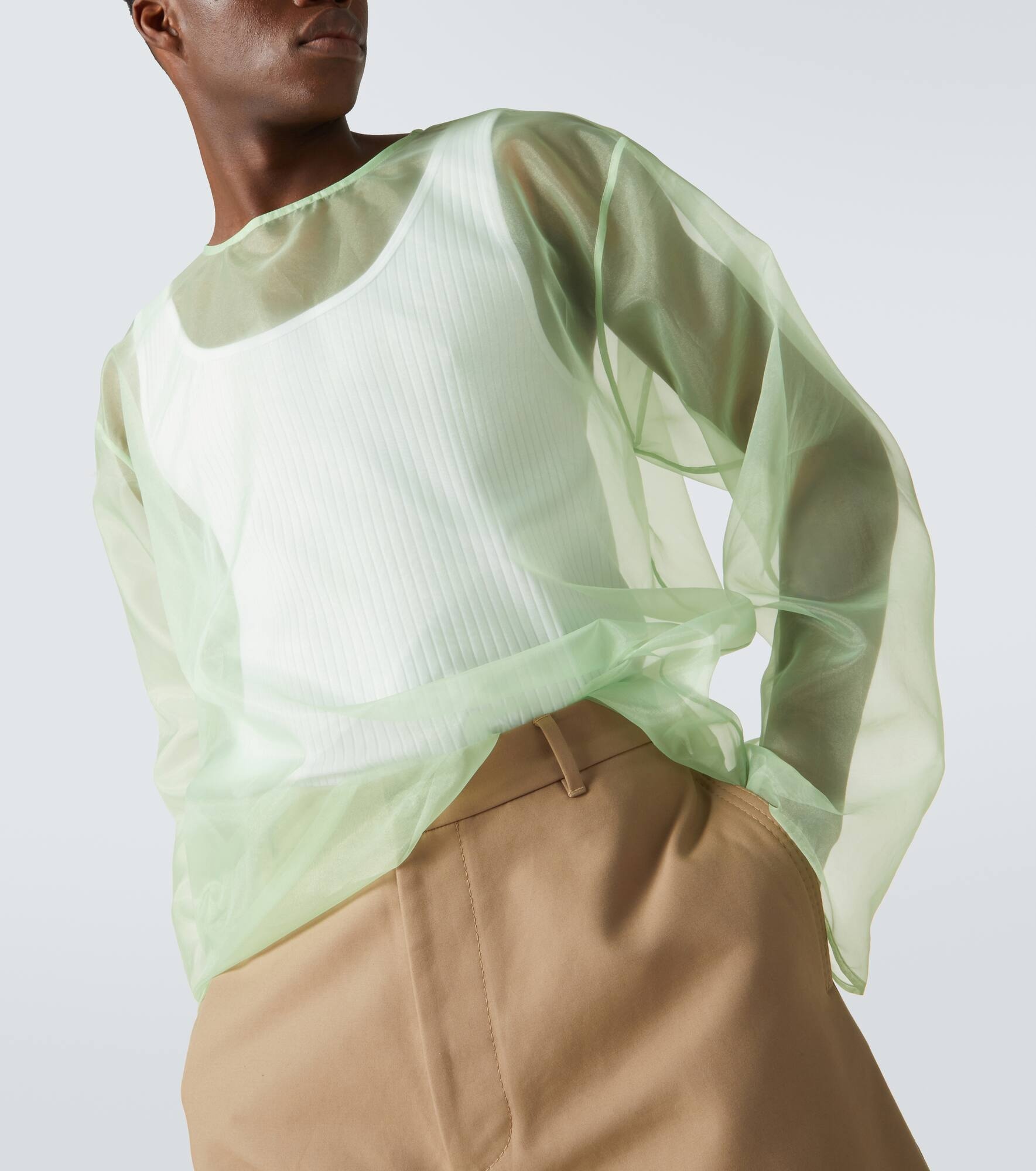 Oversized sheer top - 5