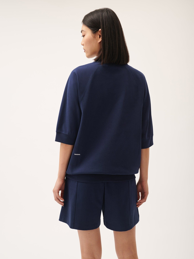 Womens DNA Double Jersey Short Sleeve Top - Navy 3