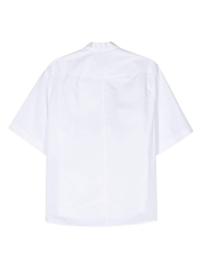 Herno logo-embroidered cotton shirt outlook