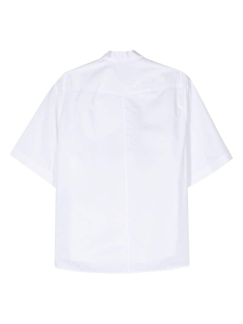 Herno logo-embroidered cotton shirt outlook
