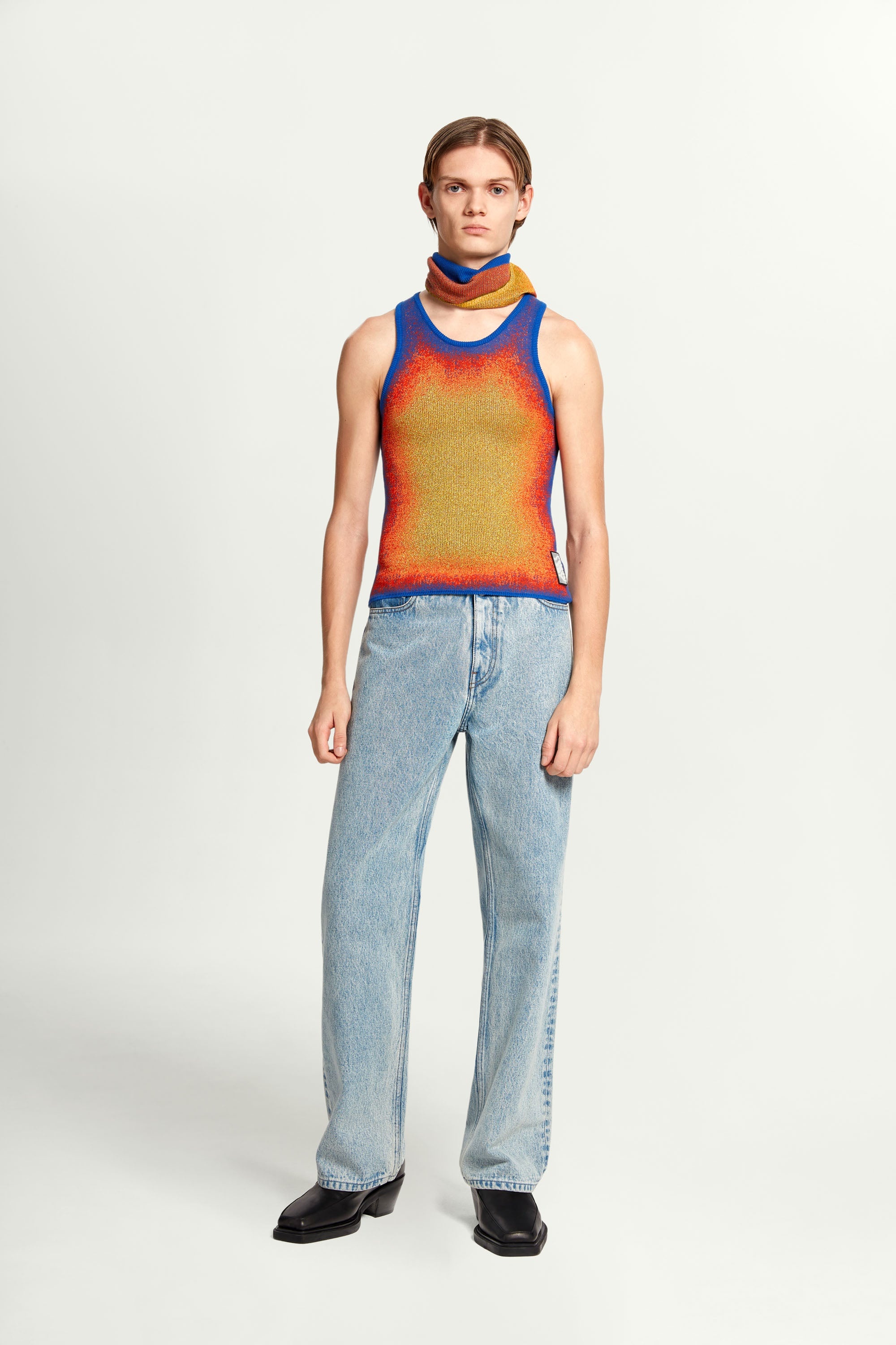 Gradient Knit Tank Top - 8