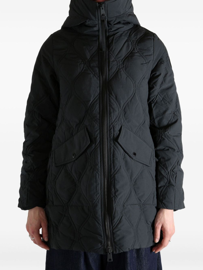 Canada Goose quilted hooded coat outlook