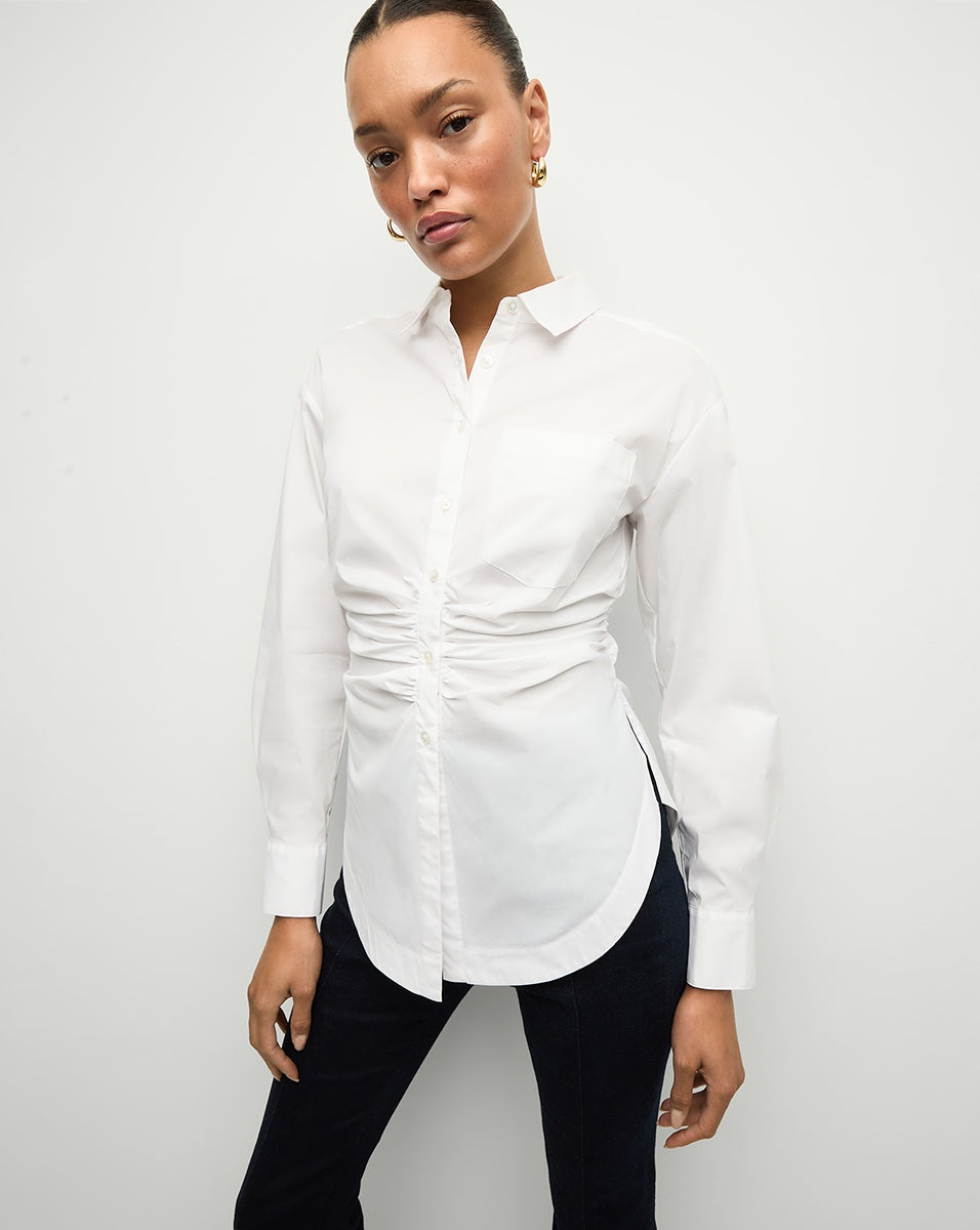 BOSCO RUCHED SHIRT - 2