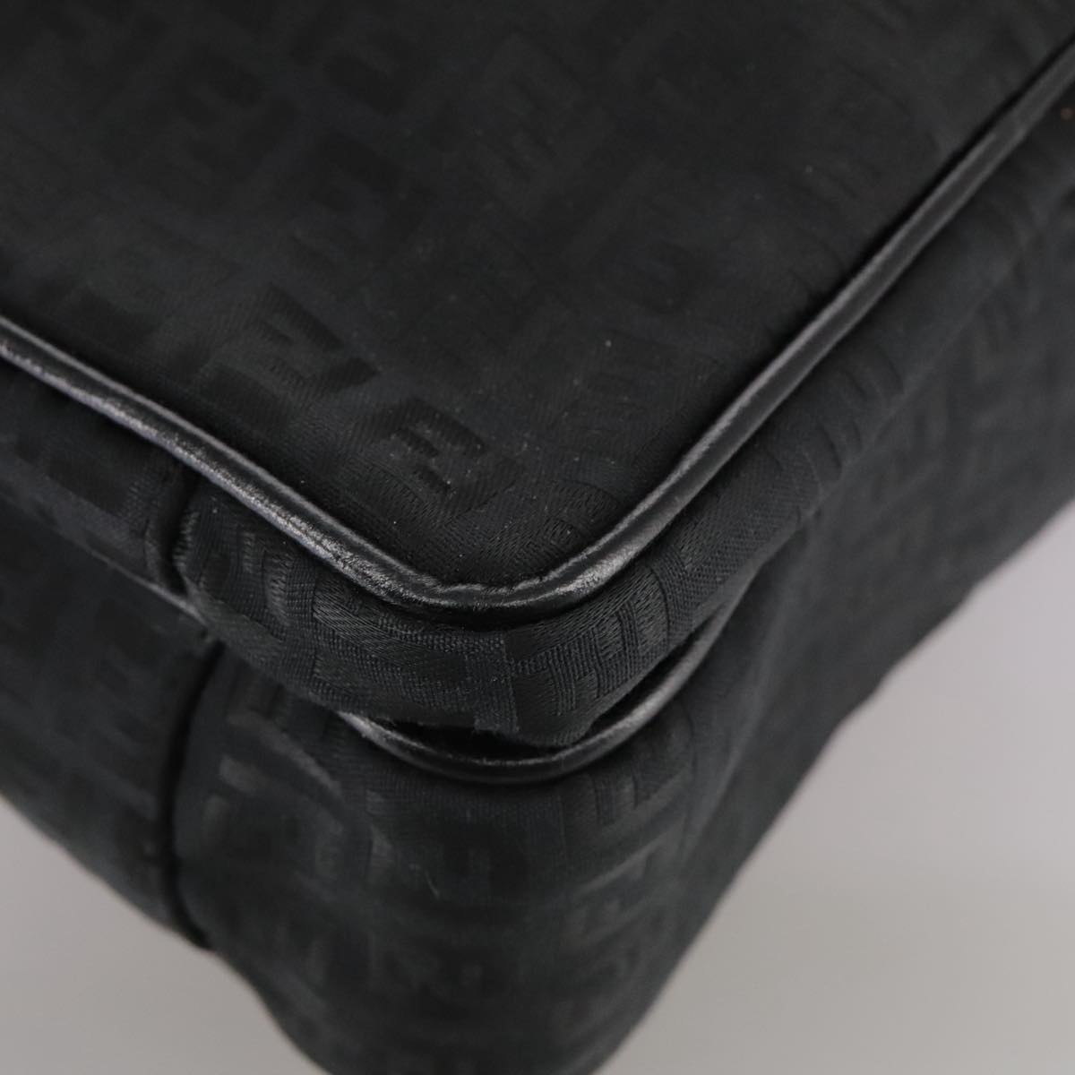 FENDI Zucchino Canvas Business Bag Black - 15