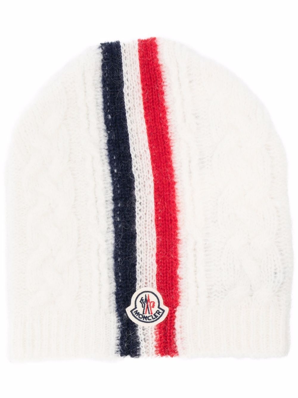 logo-stripe beanie - 1