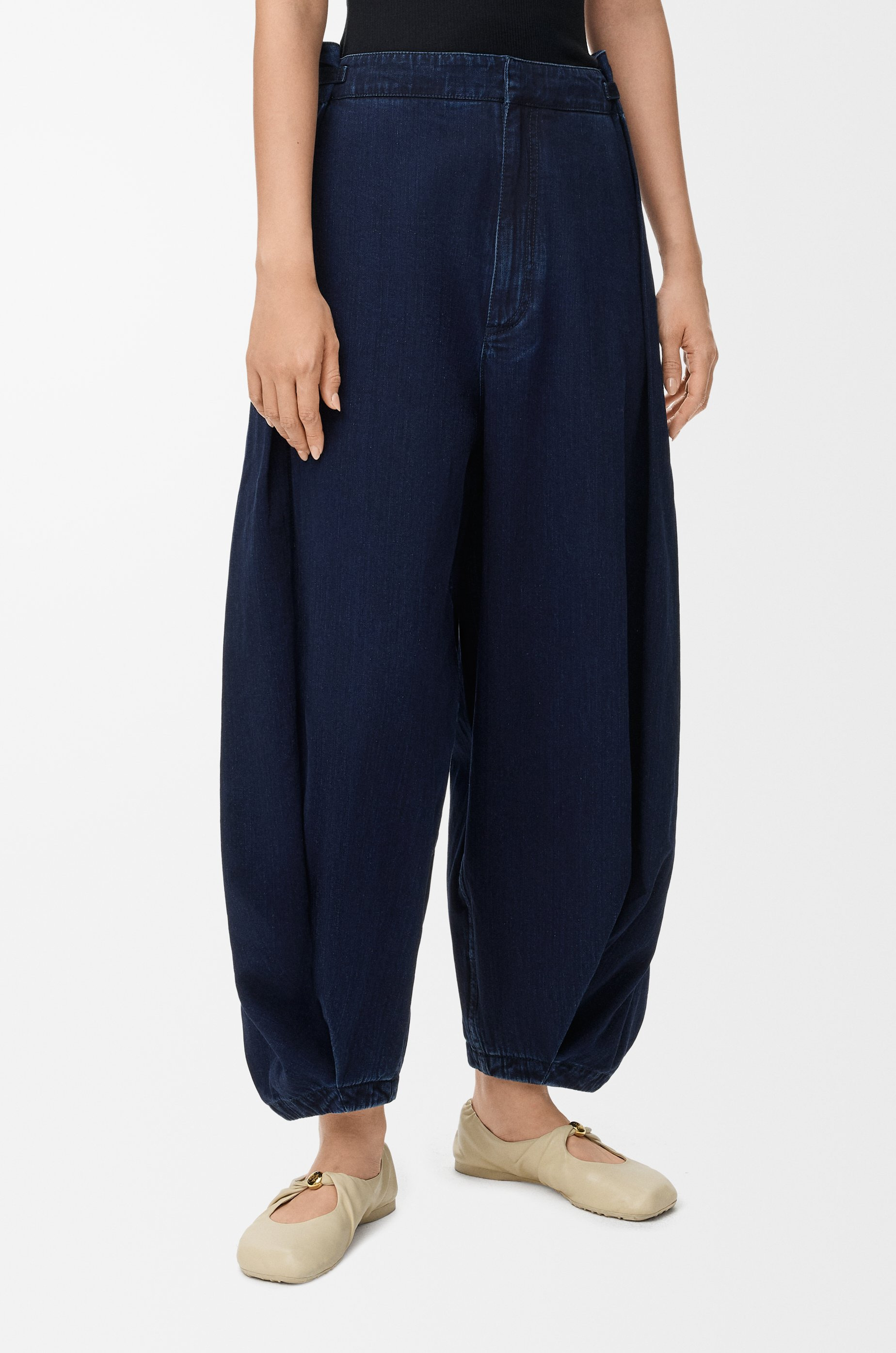 Draped jeans in denim - 3