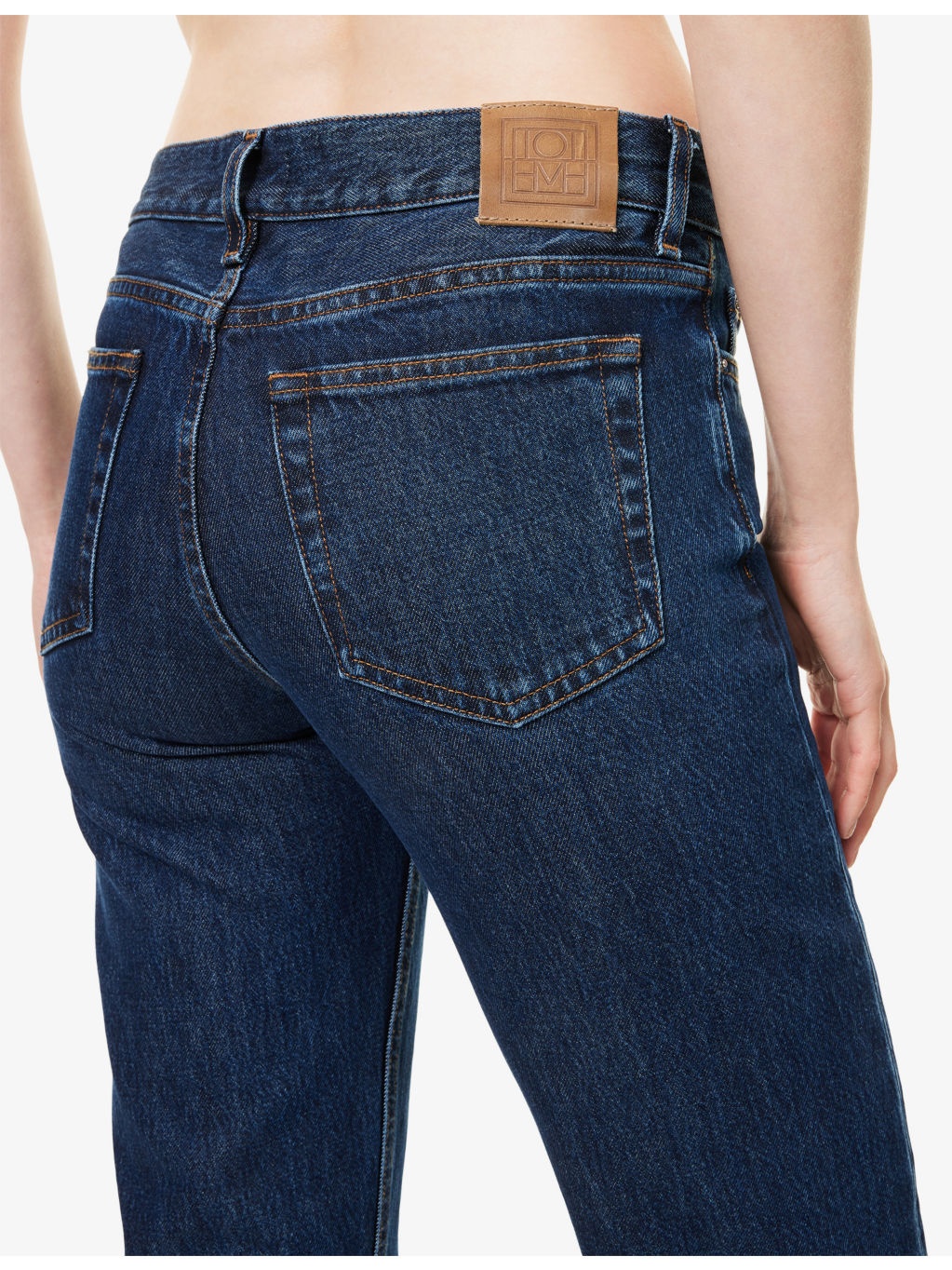 Low Straight-Leg Denim Jeans - 5