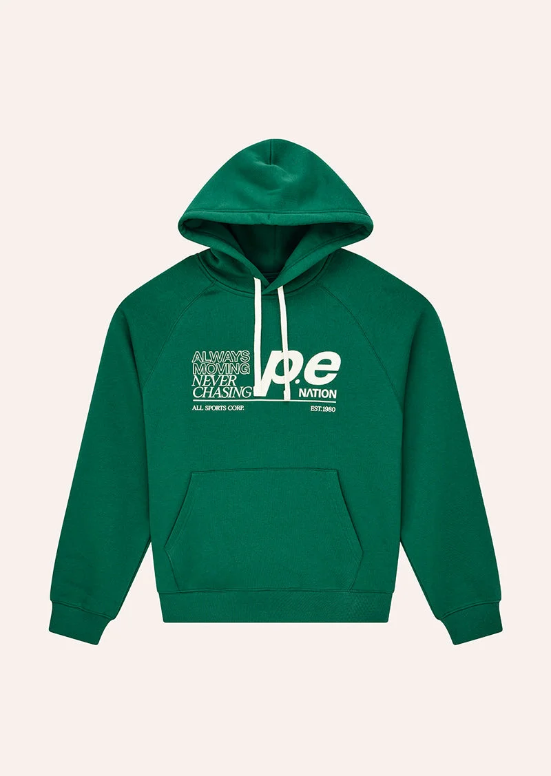 CURRENT HOODIE IN WASHED AMAZON - 1