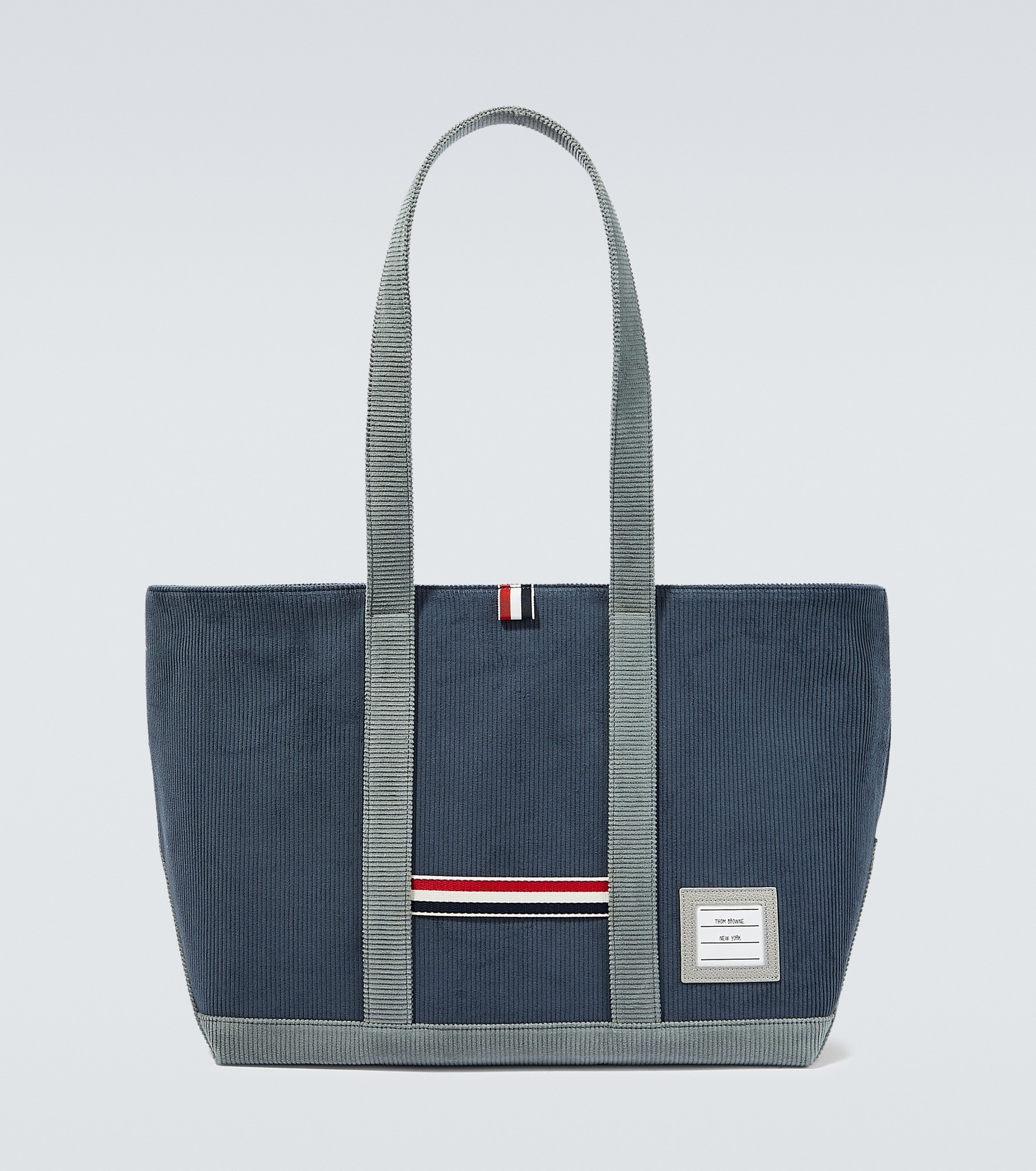 Thom Browne Trapeze 4-Bar tote bag - Blue