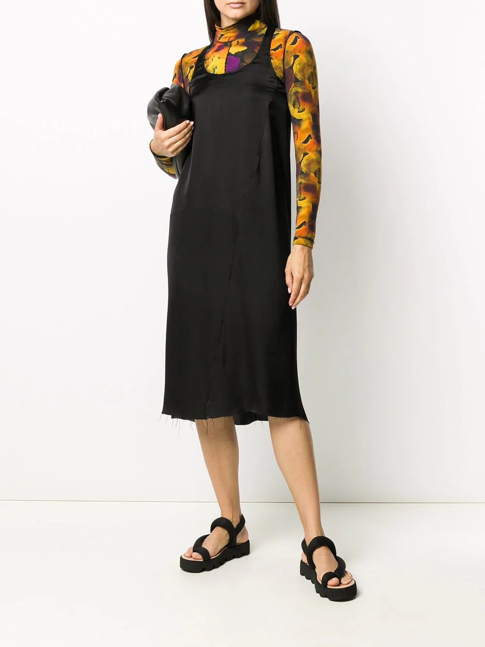 raw hem dress - 2