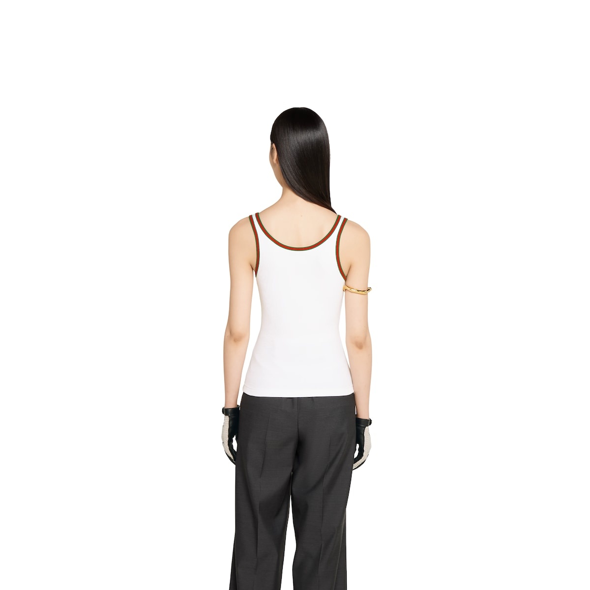 Cotton tank top with Web - 4