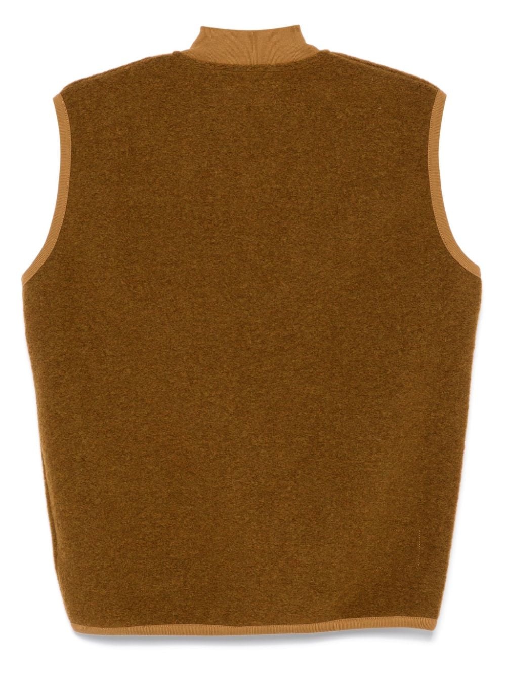 zipped fleece gilet - 2