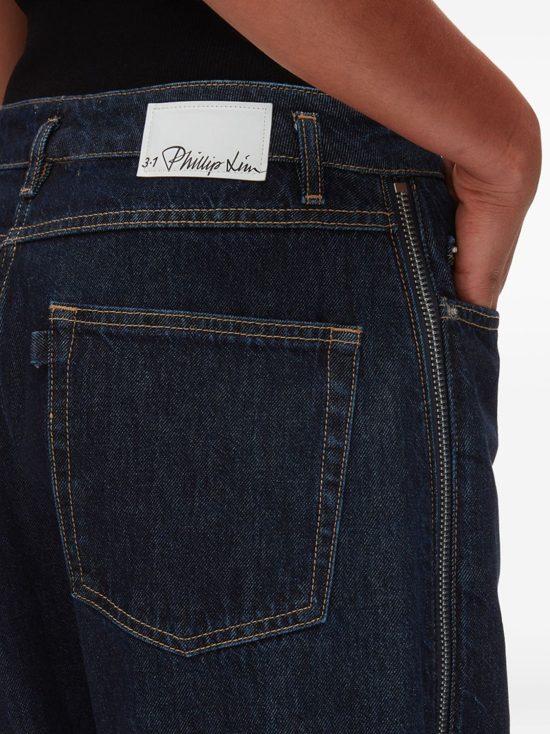 zip-detail jeans 7