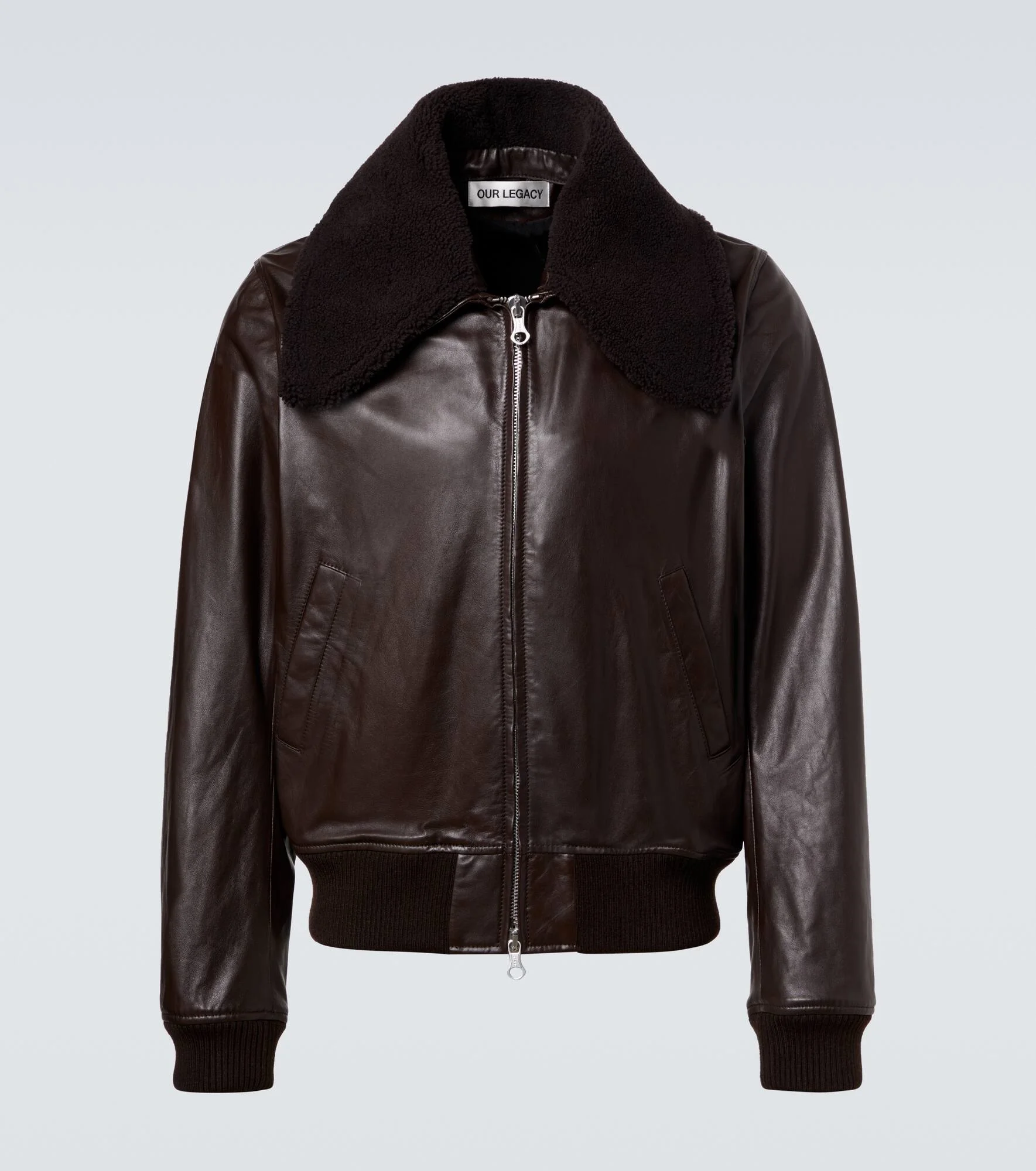 Pharos leather bomber jacket - 1