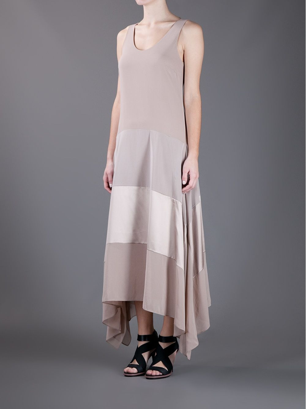 panel maxi dress - 3