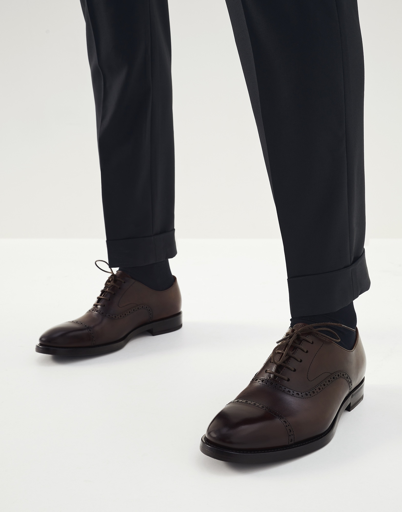 Elegant calfskin Oxford brogues - 5