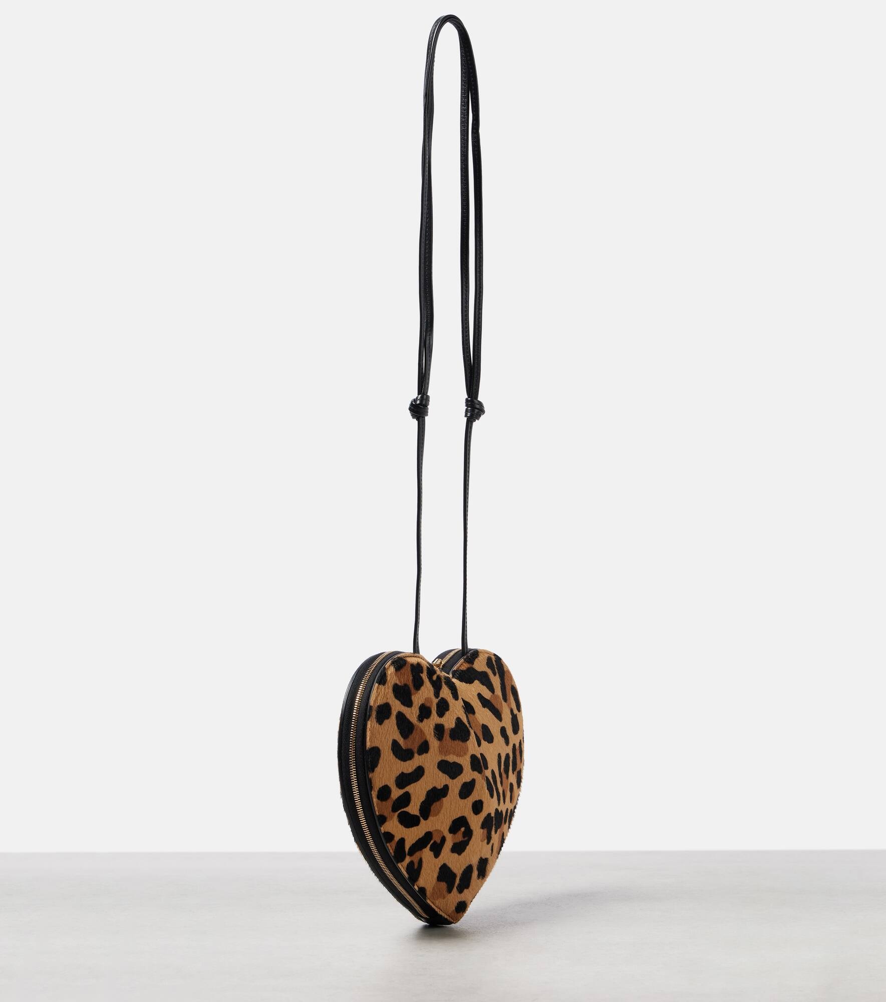 Le Cœur calf hair shoulder bag - 4