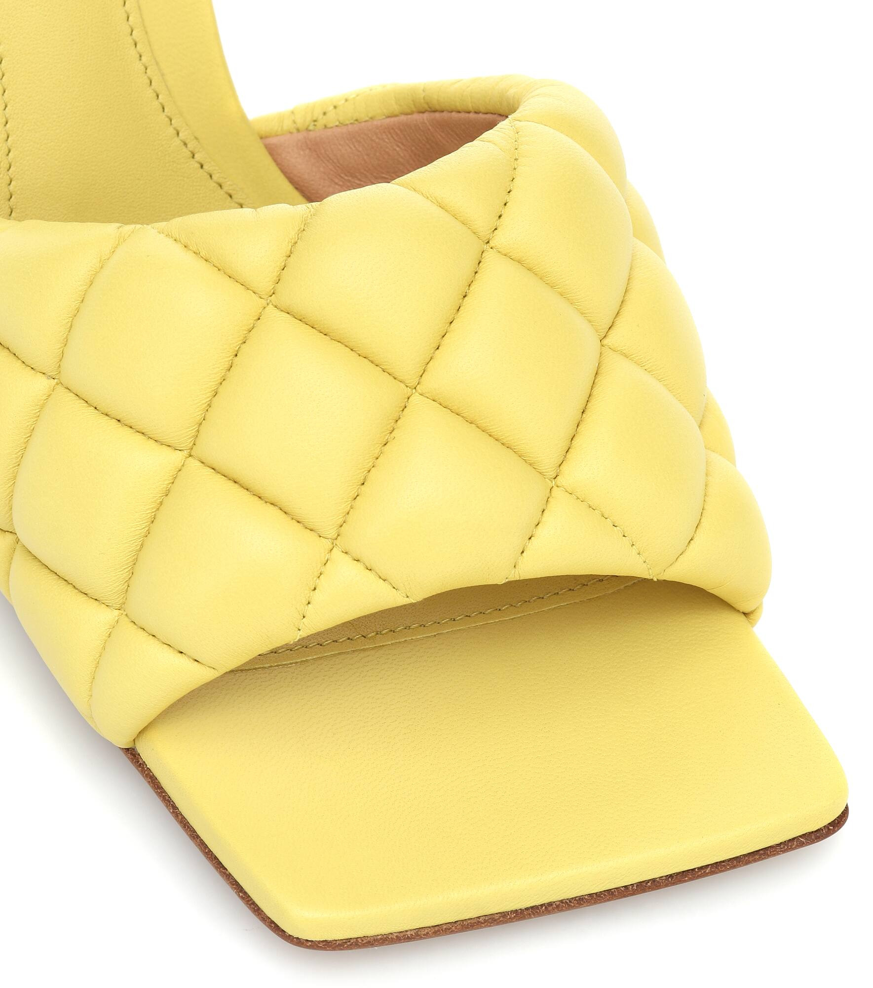 Padded leather sandals - 6