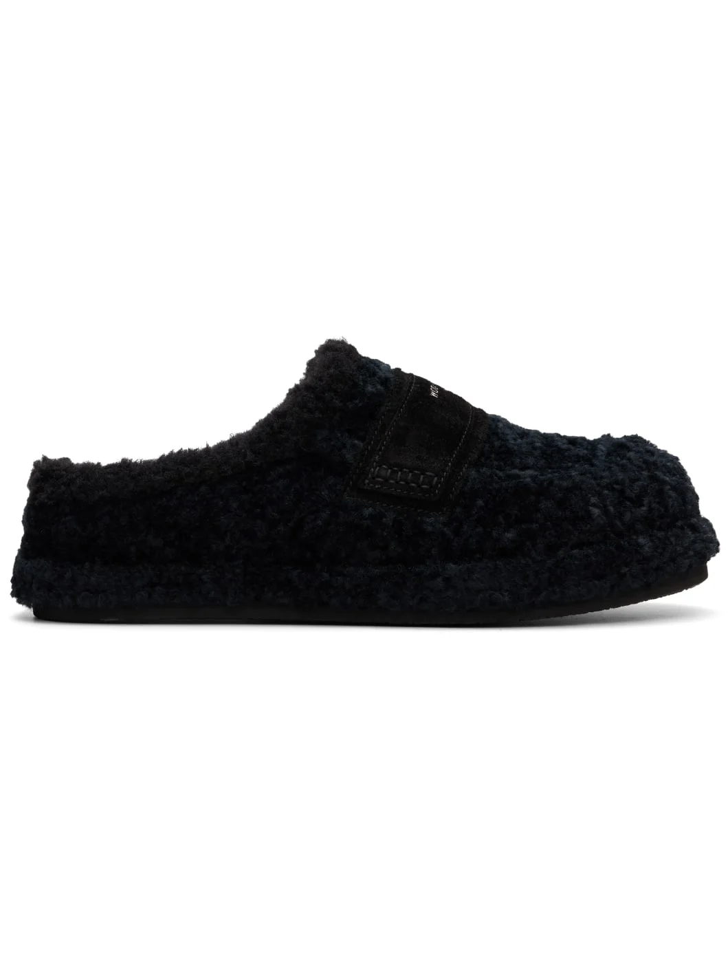 Navy Sherpa Slip-on Loafers - 1