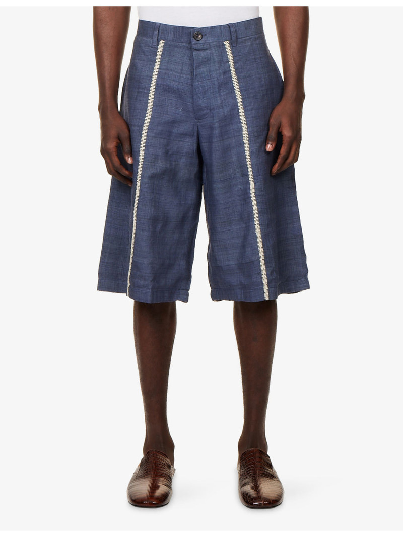 Rabari Wide-Leg Silk Shorts 3