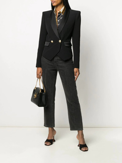 Balmain double-breasted blazer outlook