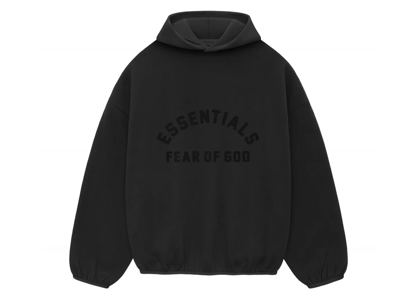 Fear of God Essentials Core Collection Nylon Fleece Hoodie Black/ Black - 1