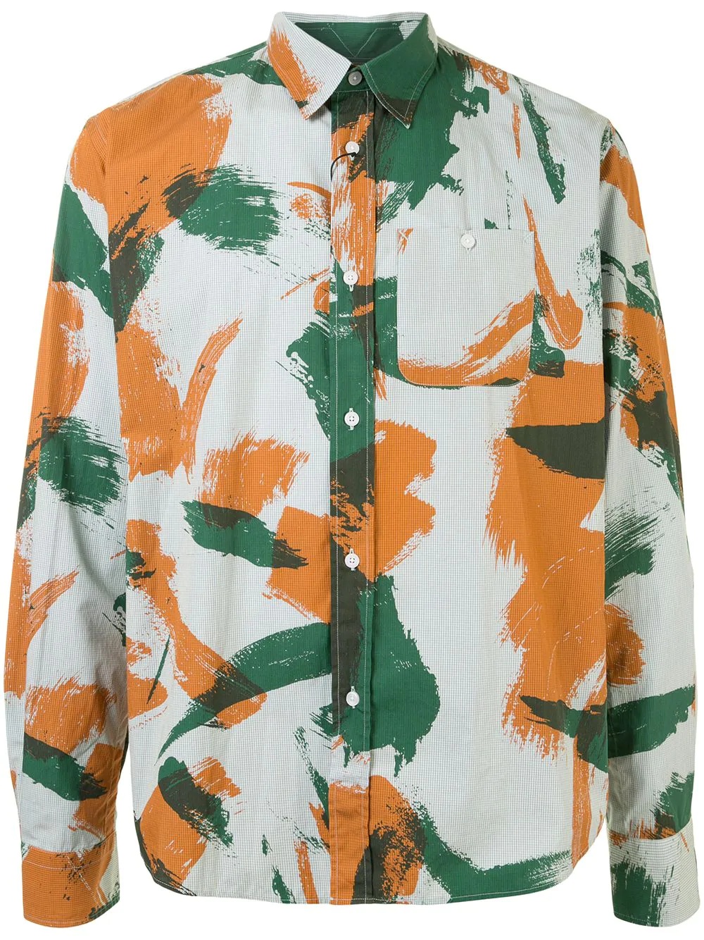 brushed camo shirt - 1