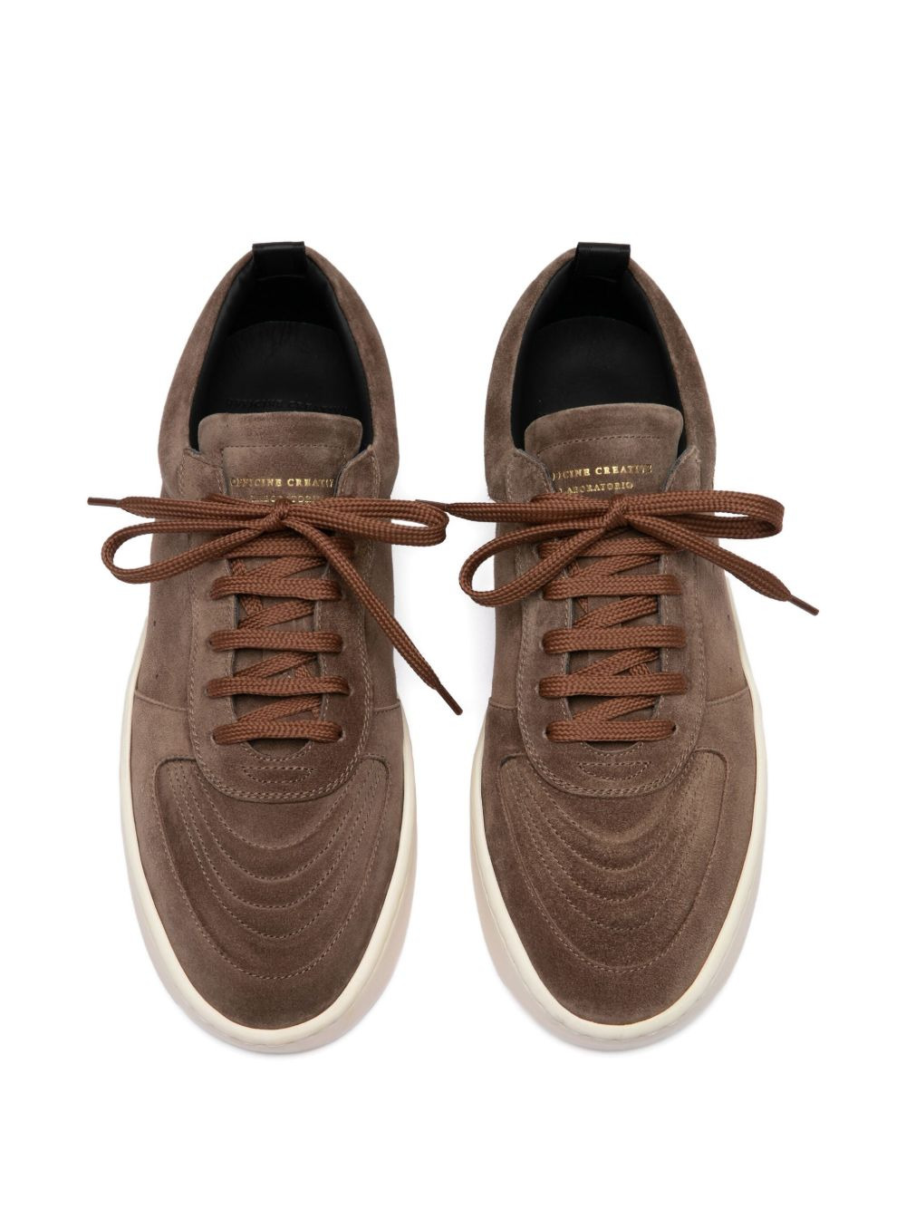 KRAB 001 suede leather sneakers - 3