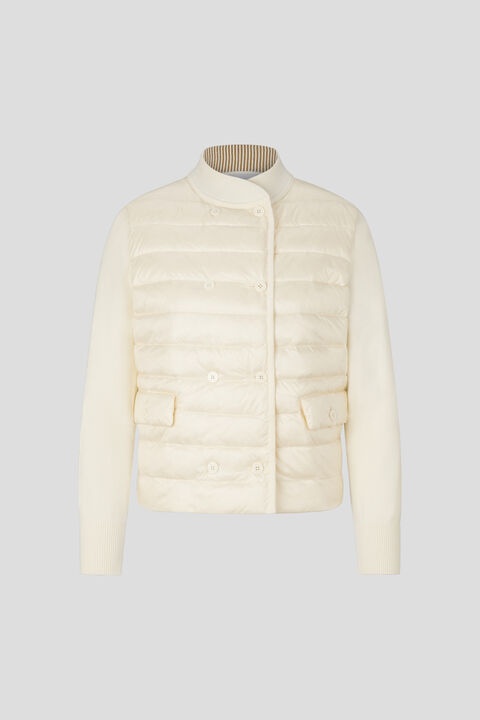 Mady Hybrid knit jacket in Off-white - 1